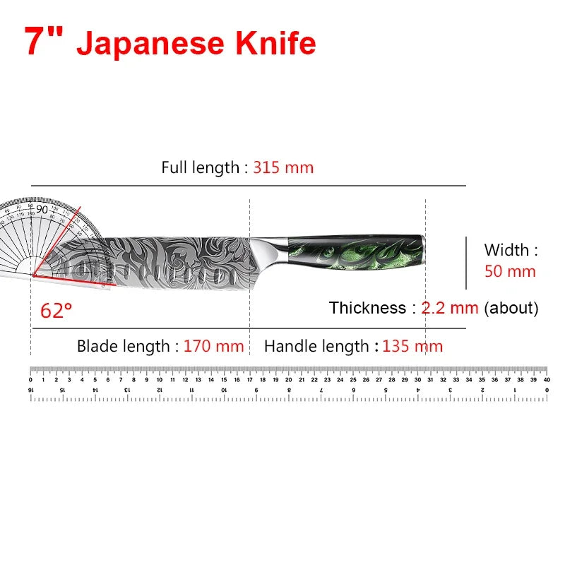 Japanese Chef's Kitchen Knife