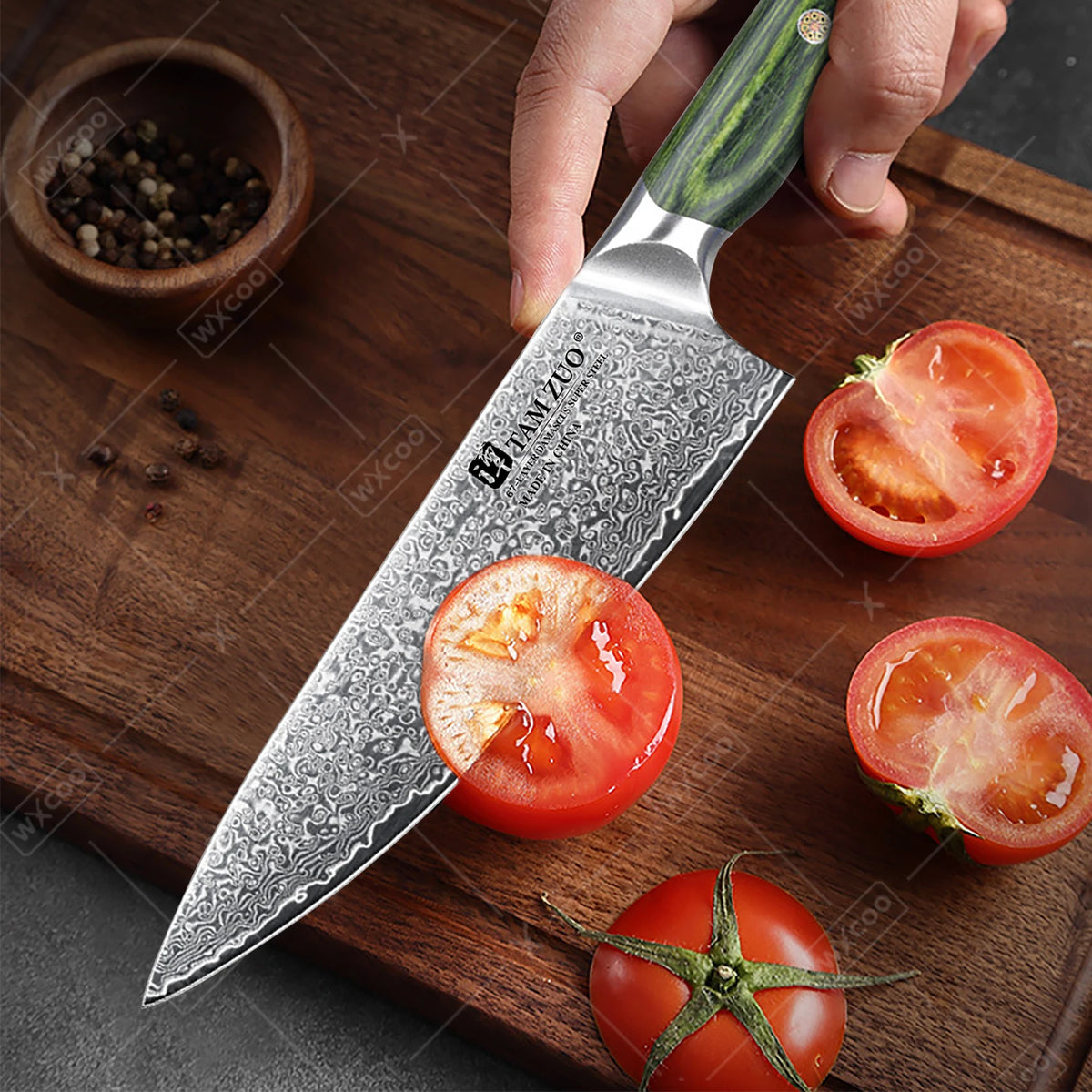TAMZUO Damascus Steel Kitchen Chef Knife