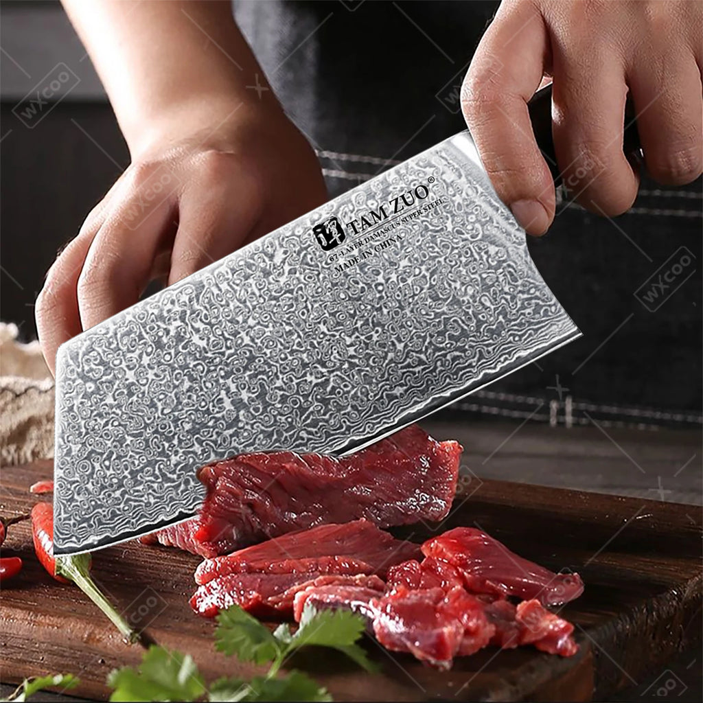 TAMZUO Damascus Steel Kitchen Chef Knife